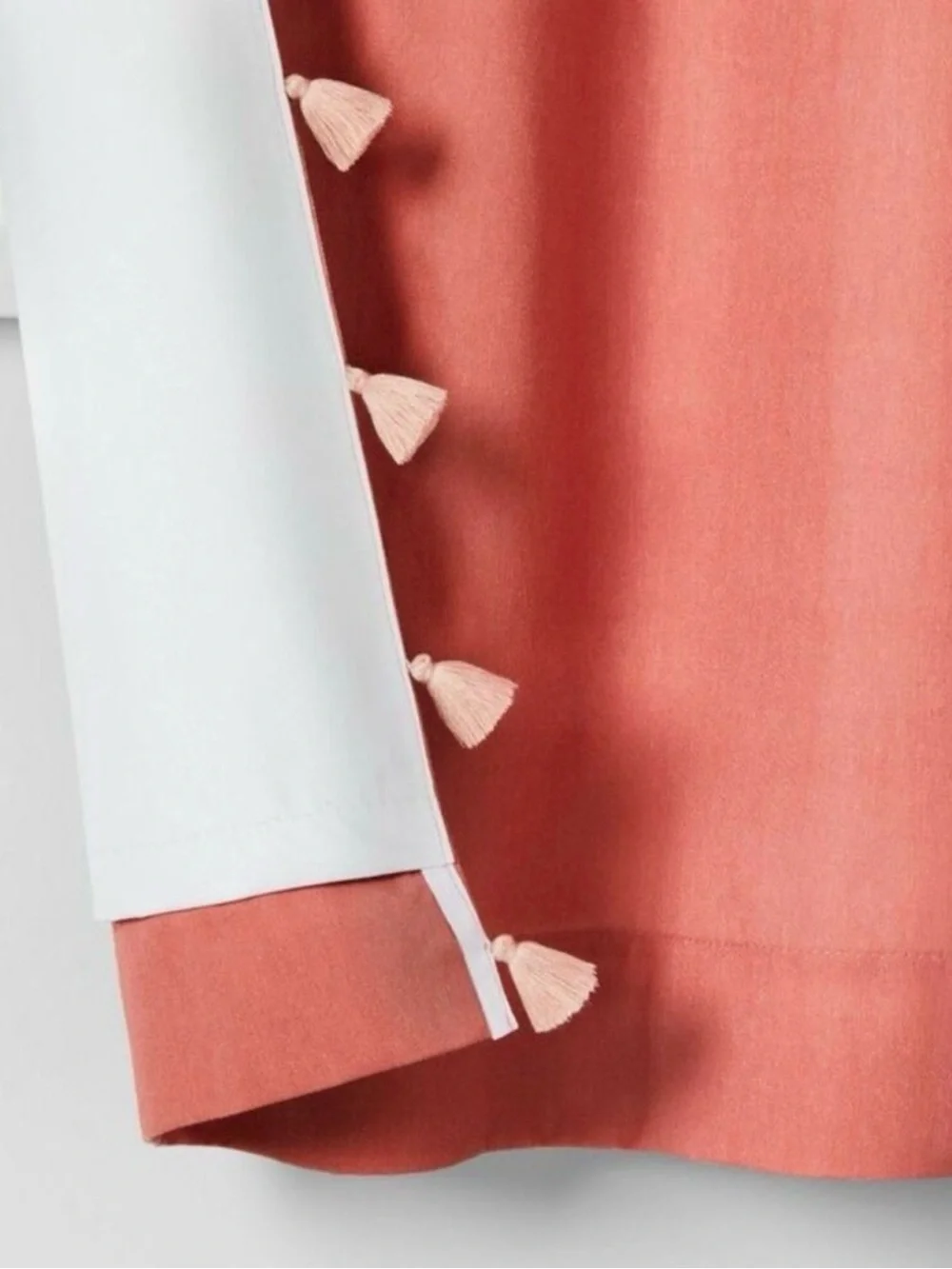 2- 84”Coral Pillowfort Blackout Curtain Panels -a pair.